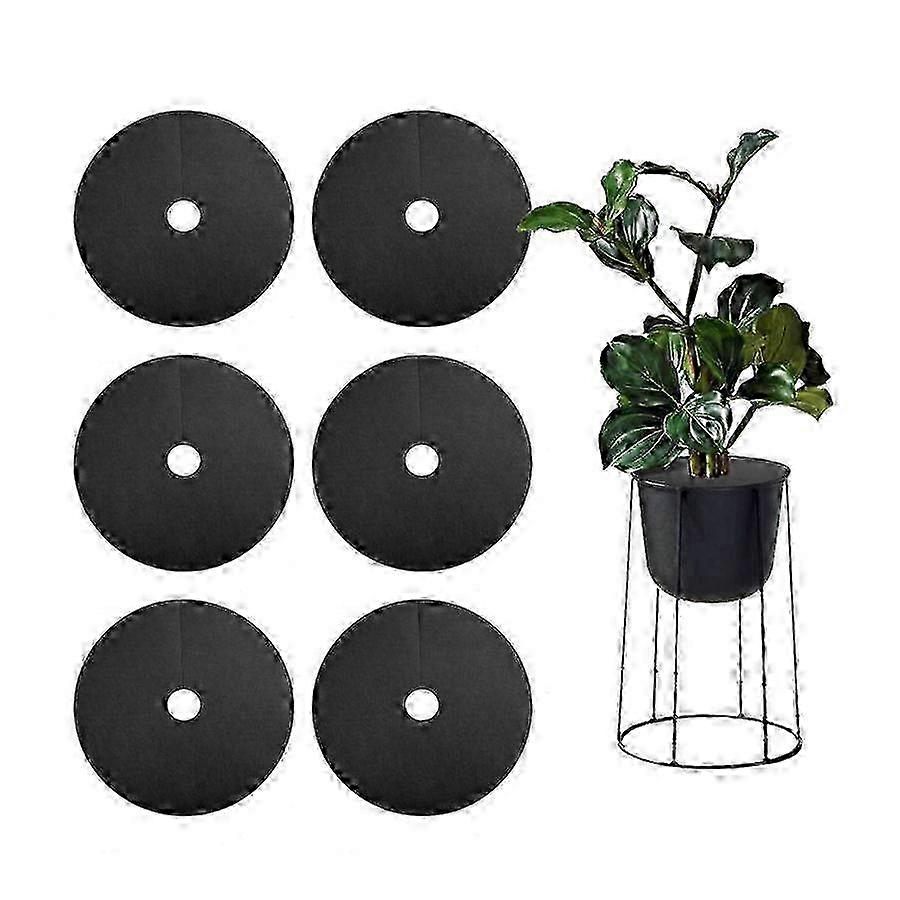 6-Pack Black Non-woven Plant Weed Control Fabric, 2mm