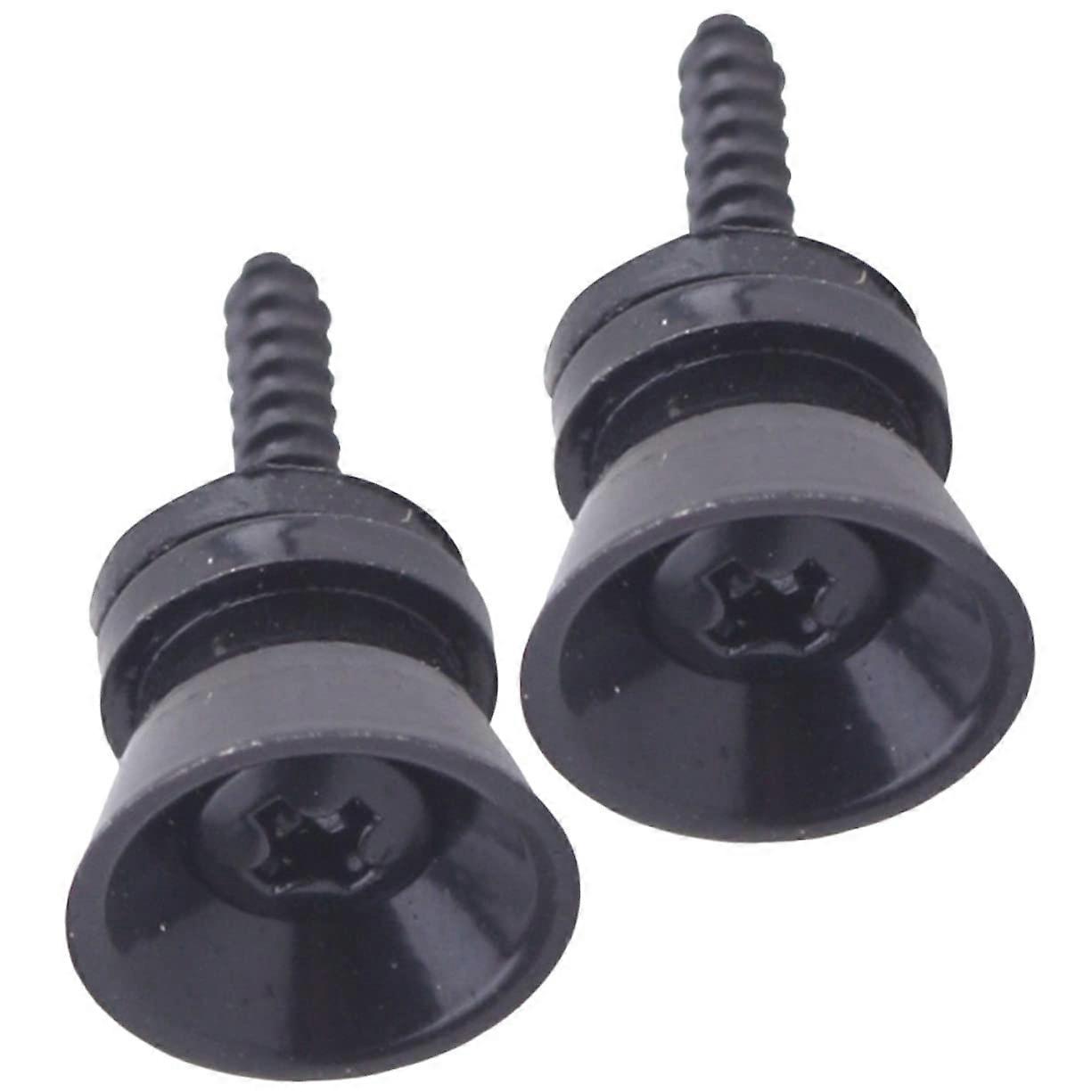 2pcs Metal Guitar Strap Locks with Secure Locking Design for Acoustic and Electric