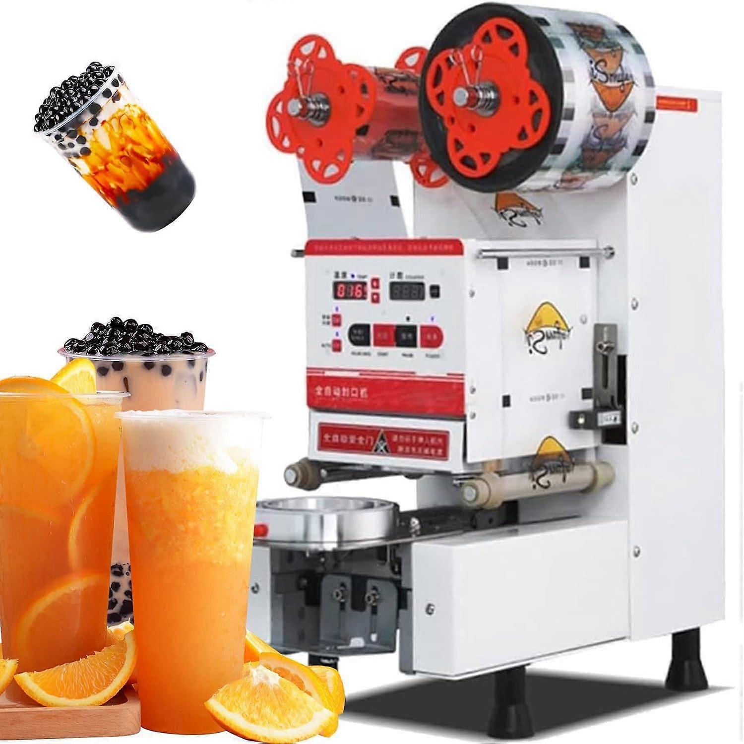 Automatic Cup Sealing Machine 95mm Electric Cup Sealer with Digital Temperature Control and Speed Sealing