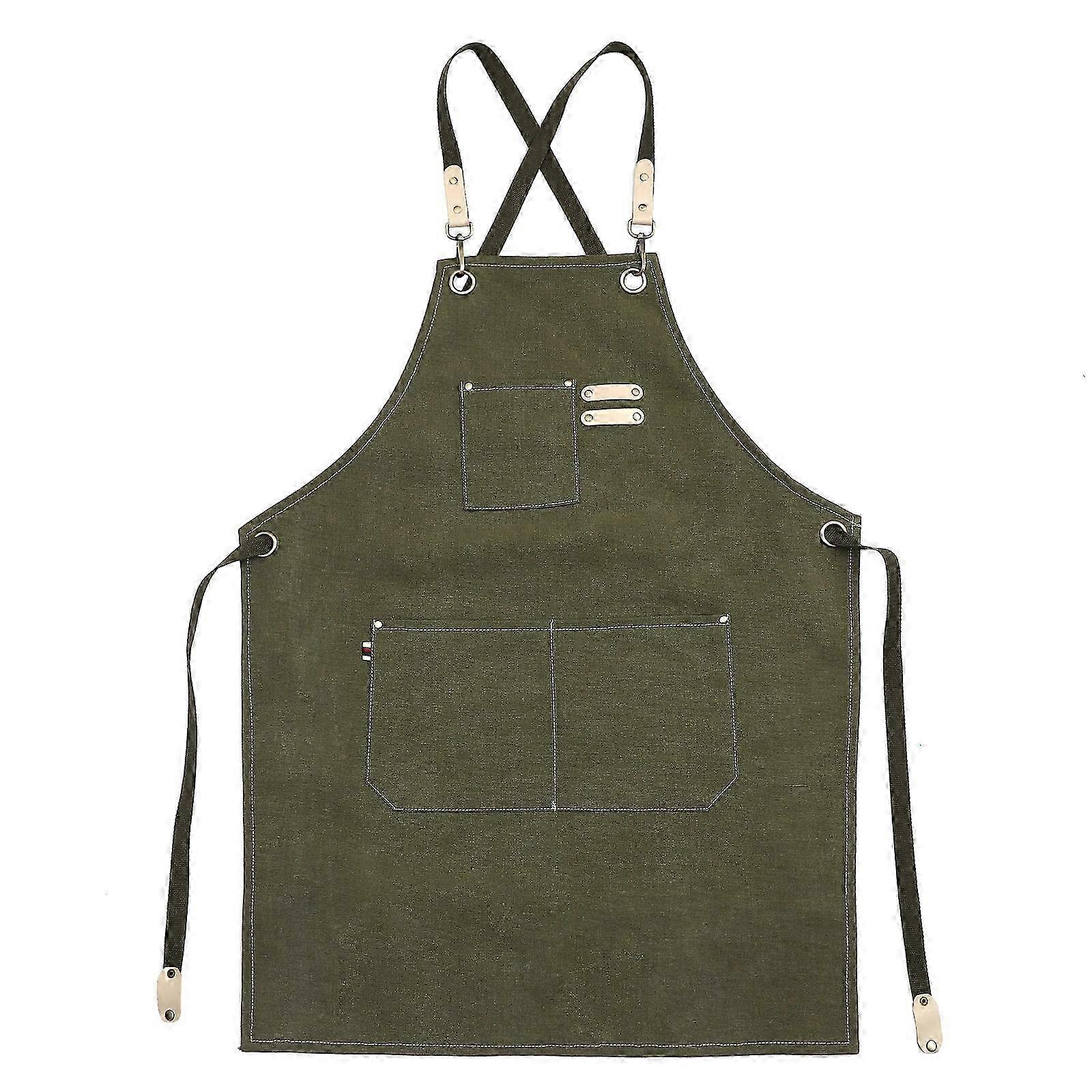 Canvas Apron Work Apron Adjustable Design 1Pcs for Home Use