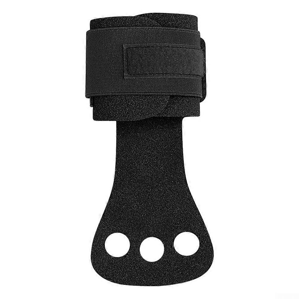 Gymnastics Hand Grips Gloves with Enhanced Grip Control for Bars Training Black Adjustable Fit