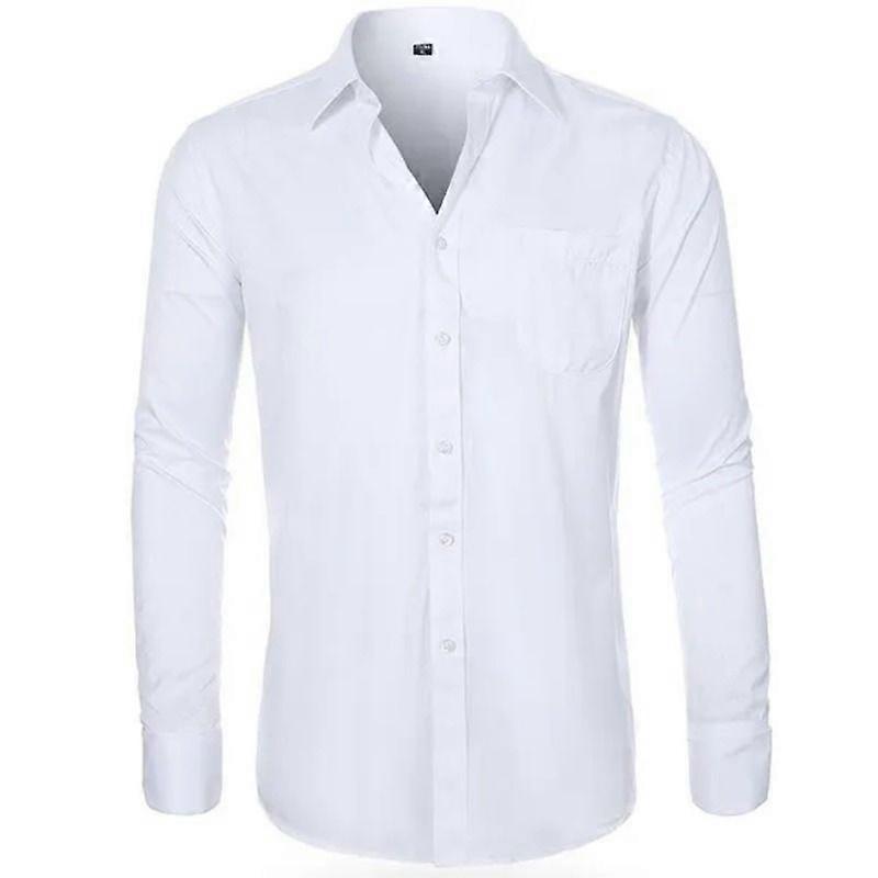 Polyester Casual Slim Fit Shirts For Men