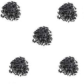 500st / parti 2ml svart plast parfym sprayflaska provspray spruta atomizer parfymflaska