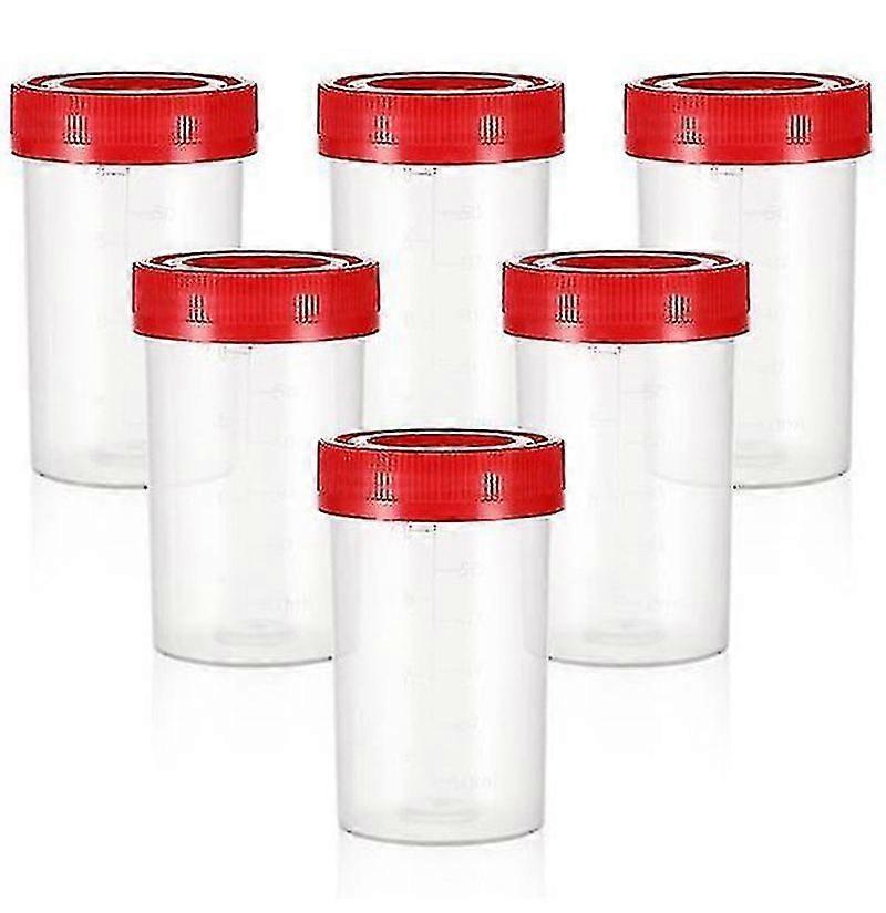 10 Pcs Specimen Containers Sample Bottles Urine Sample Pots Sample Cups With Lids