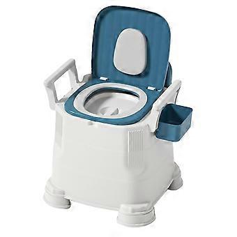 Tragbare Campingtoilette mit klappbarem Toilettenstuhl und geruchsdichtem Ring für Senioren und den Einsatz im Freien