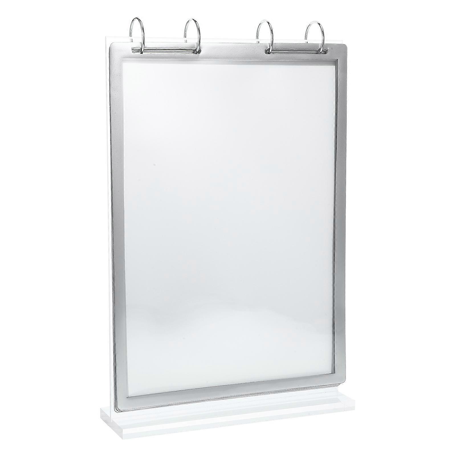 Acrylic Display Stand for Menu Holding with Double Sided Clear Holder