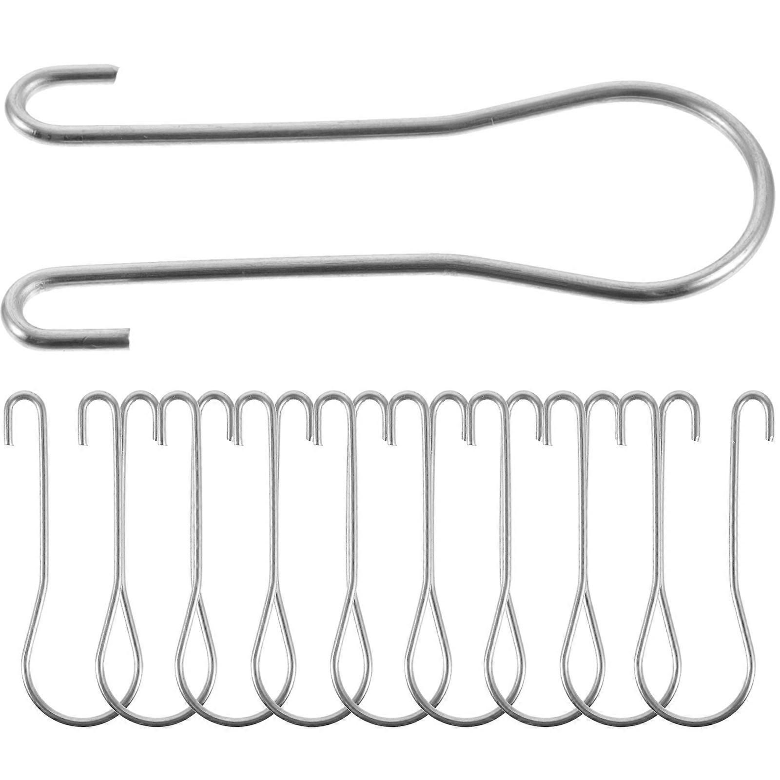 Multi Functional Stainless Steel Hook for Shower Use 50Pcs Bathroom Hooks