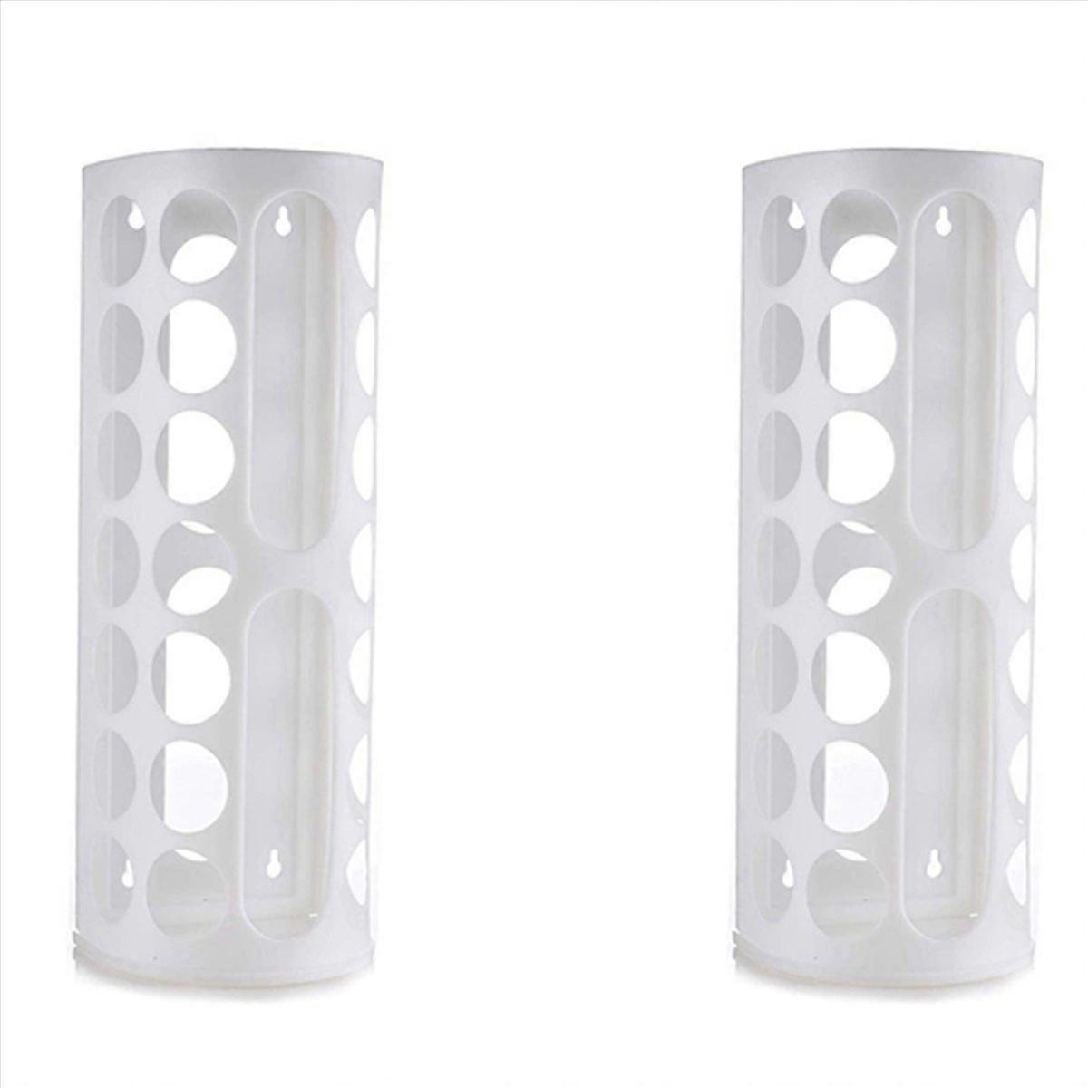 Multipurpose Folding Garbage Bag Storage Box Wall Hanging White