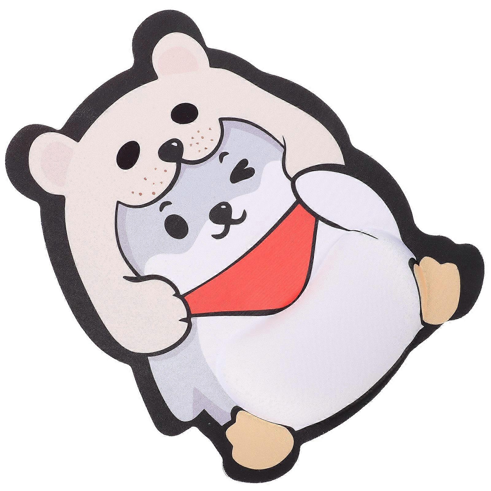 Computer Mouse Wrist Rest Cartoon Mouse Pad Support 5Pcs Comfortable Set