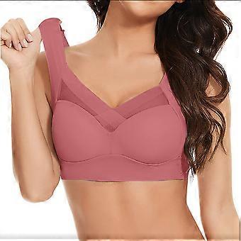 Soutiens-gorge Admvng pour femmes, couleur unie, culottes de nuit de maternité avec soutien-gorge de tous les jours, tailles L à 6XL