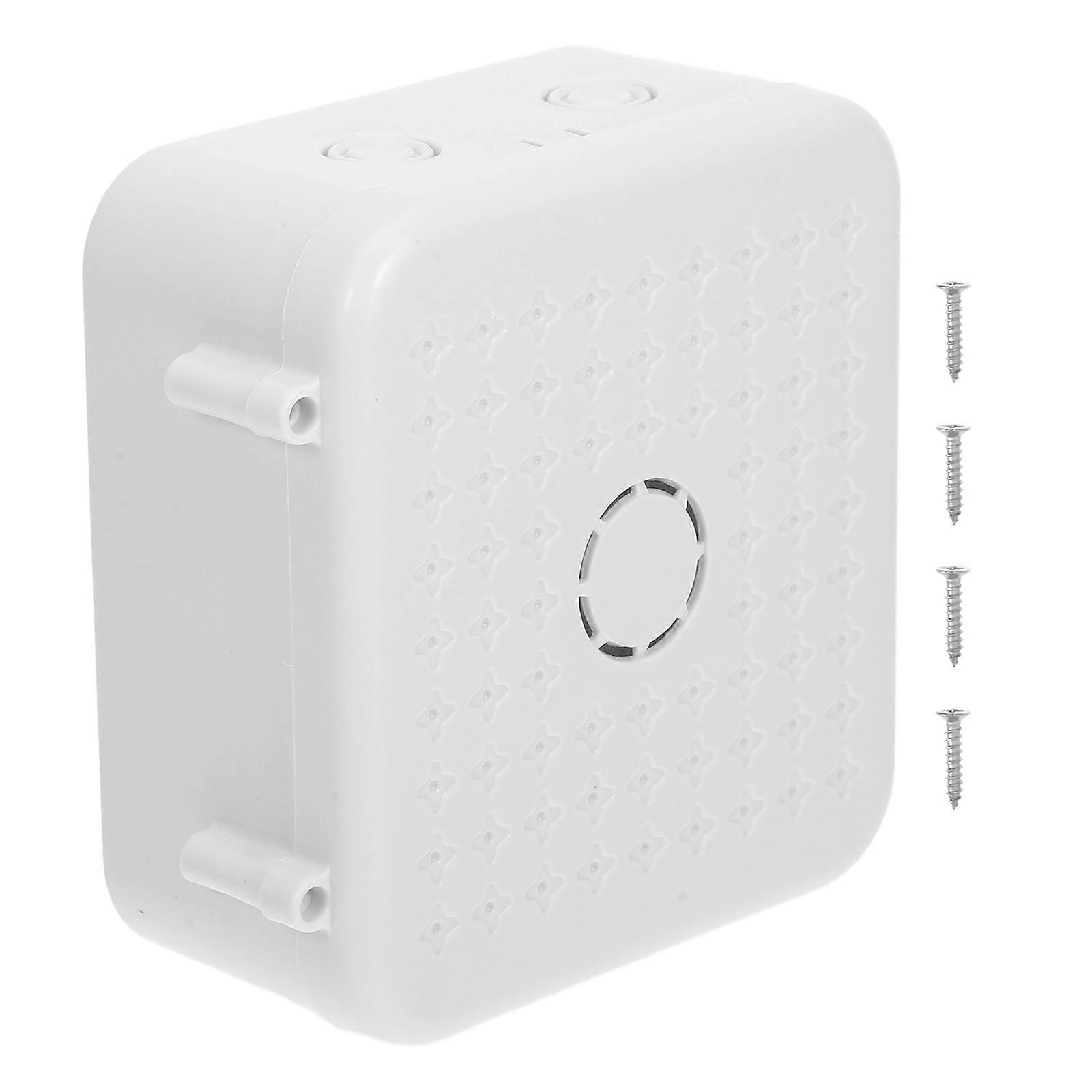 Plastic Outdoor Junction Box Enclosure for Switch Connection 4Pcs