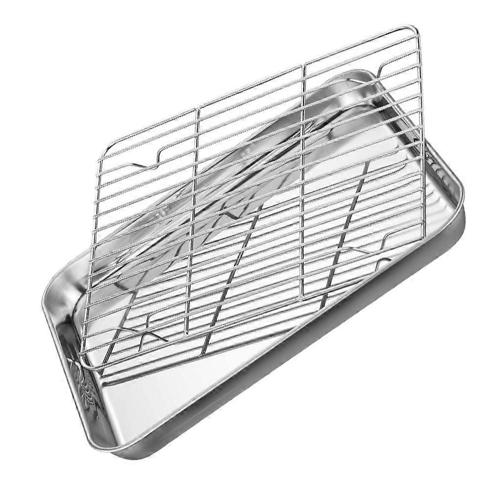 Nonslip Storage Plate Creative Square Tray for Kitchen Use 2Pcs