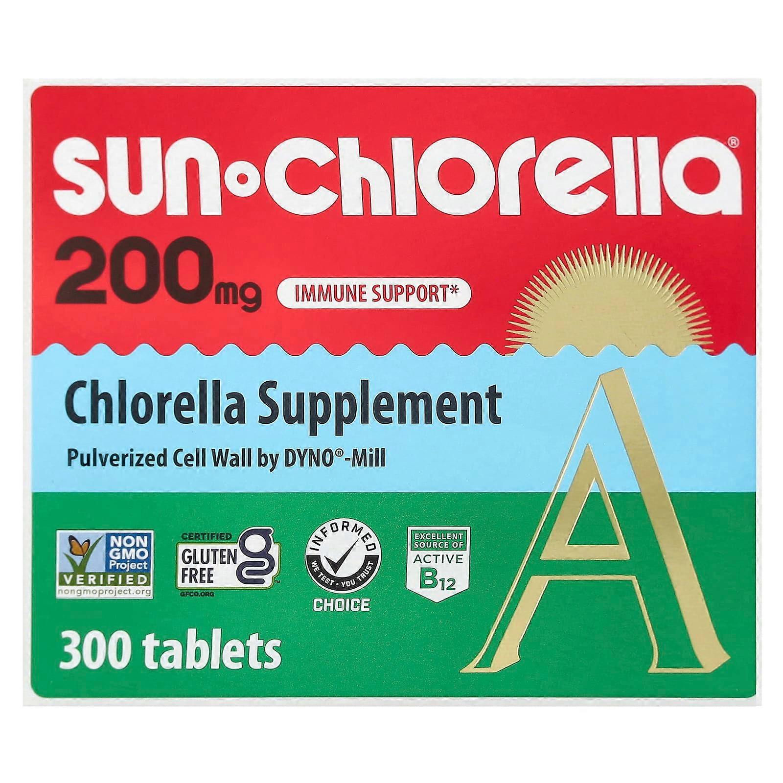 Sun Chlorella, A, 200 mg, 300 Tablets