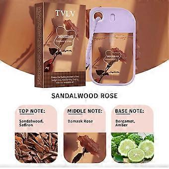 TVLV Fragrance Spray, Alcohol-Free, Long-Lasting Scent for Women, Coconut Strawberry Hanging Perfume, 48ml