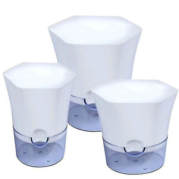 Ing Planter Pot, Hexagonal Clear Transparent Base Ing