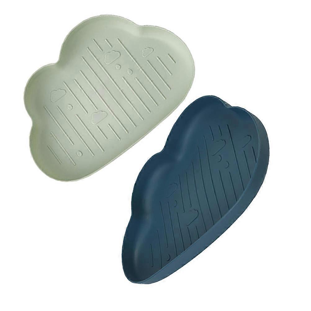 Candy Plate Cloud Shape Serving Bowl for Storage 2Pcs Assorted Color