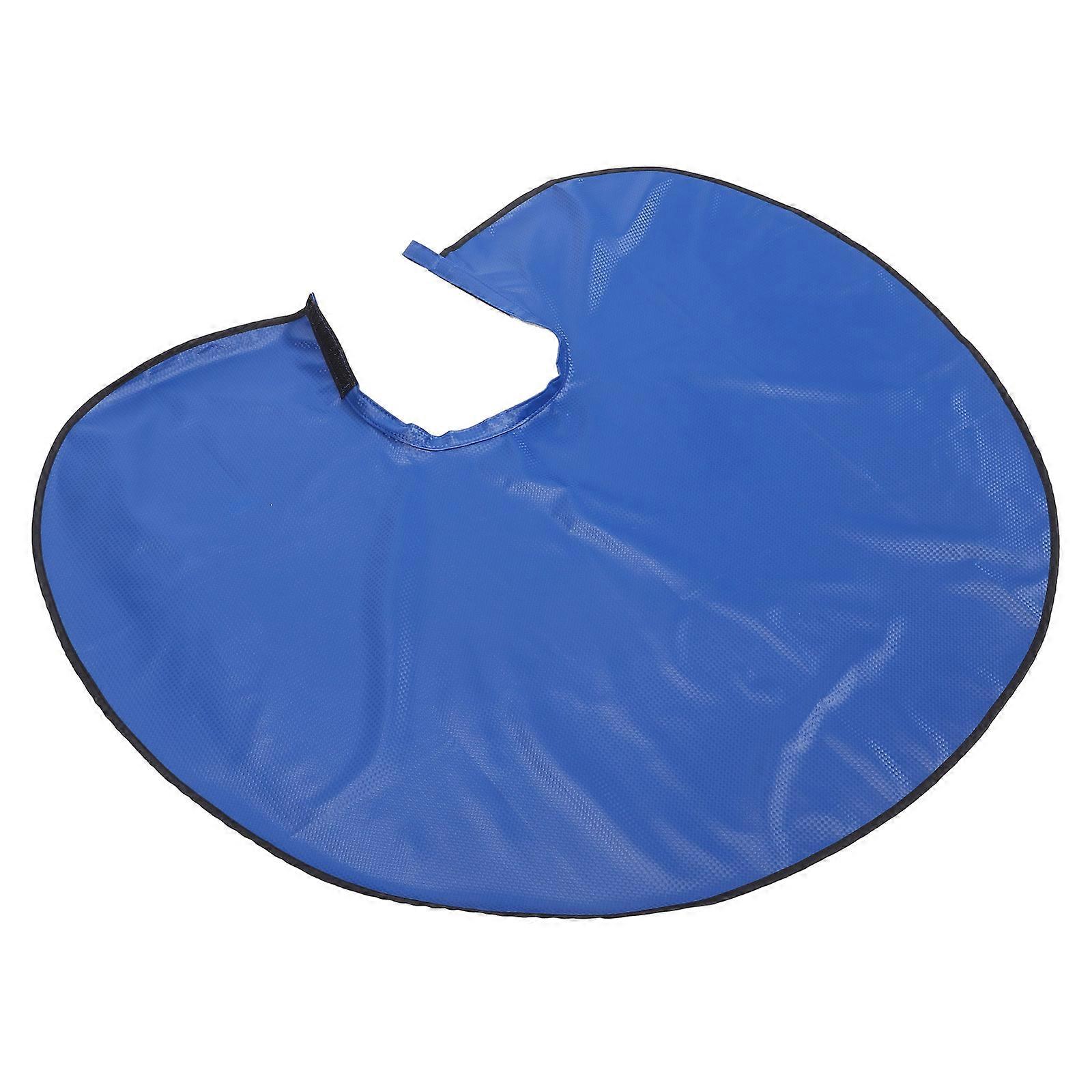 Cape de coiffure imperméable bleue (1 pièce)