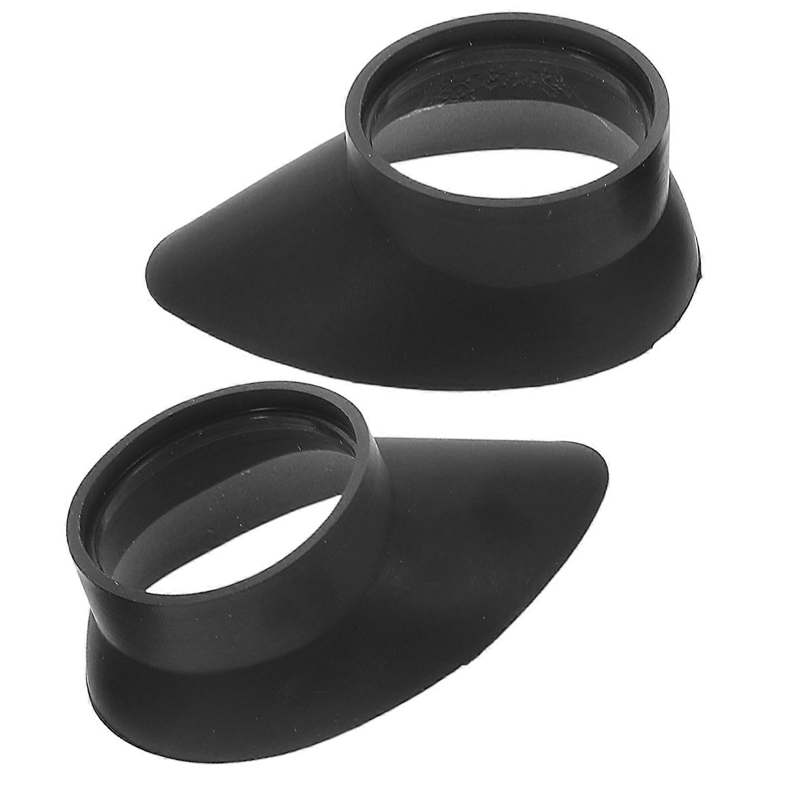 Microscope Eyepiece Cover for Microscope with 2Pcs Rubber Protective Guards