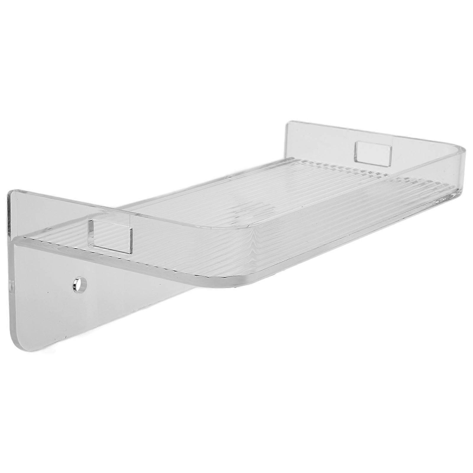 Transparent Wall Mount Shelf for Bathroom Floating Shelf