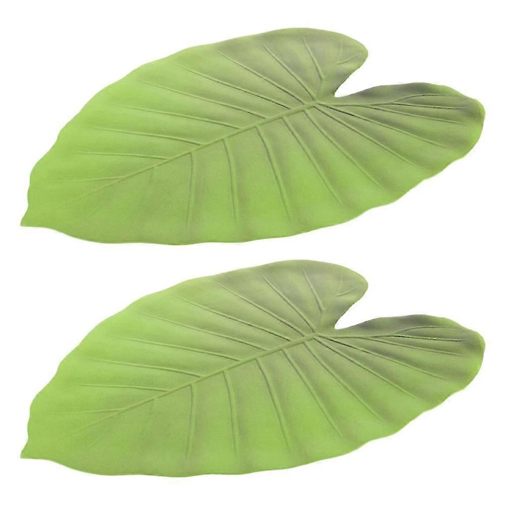 Monstera Leaves Placemats Artificial Turtle Back Leaf Function 4Pcs