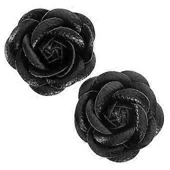 1 Pair Shoe Charms Rose Shoe Embellishment Women Shoe Flower Decorations for Wedding Bride