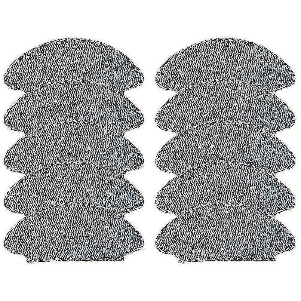 10pcs Mop Cloth Compatible With Tefal Rg6875 Robot Vacuum Cleaner Replacement