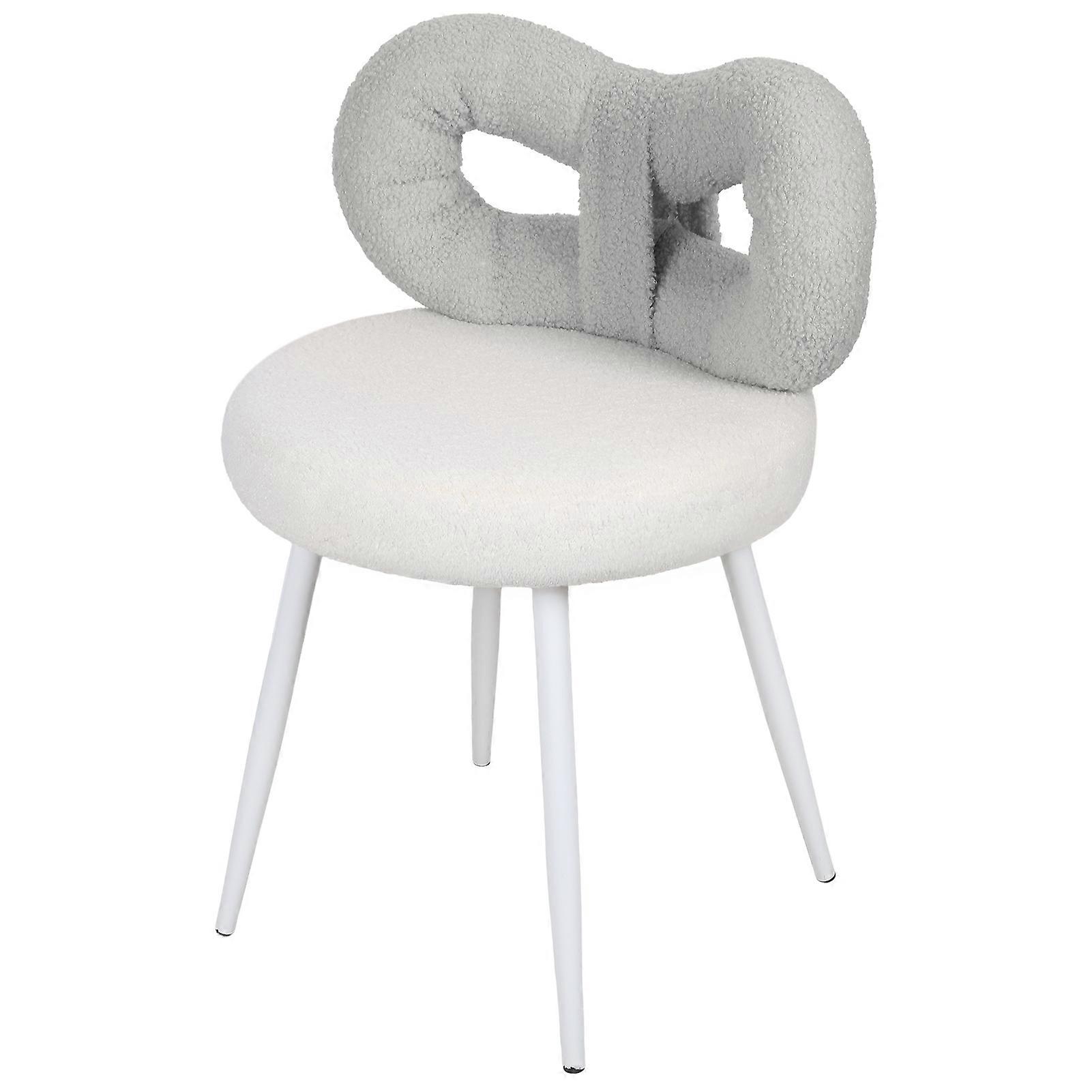 Cute Bow Vanity Stool for Makeup and Dressing Table