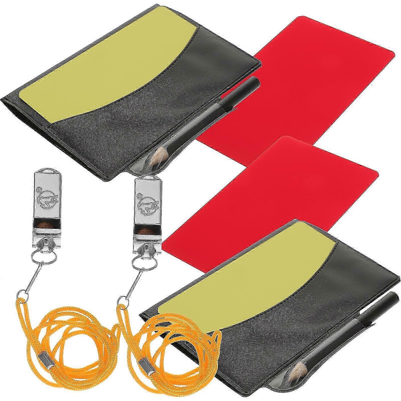 Standard Referee Cards Professional Kit for Referee Use 5Sets