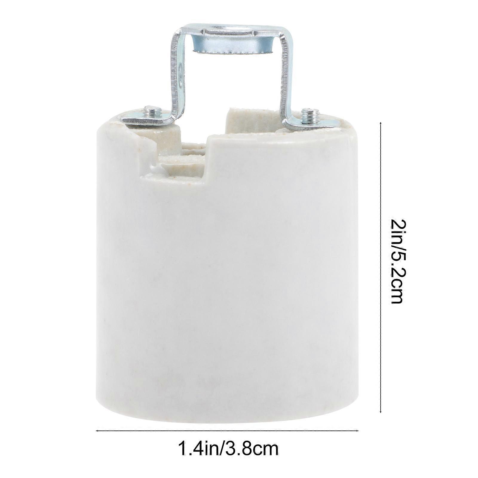 4pcs E26 Screw Light Socket High Temperature Resistant Wall Light Base Holder