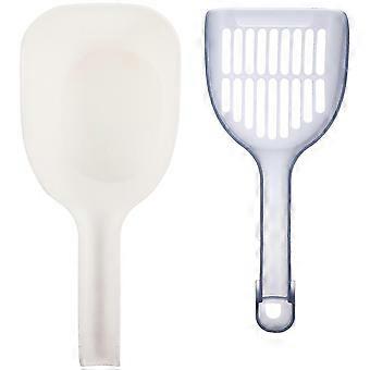 Plastic Cat Litter Scoop Cleaning Tool for Home Use 1Set Blue 2026