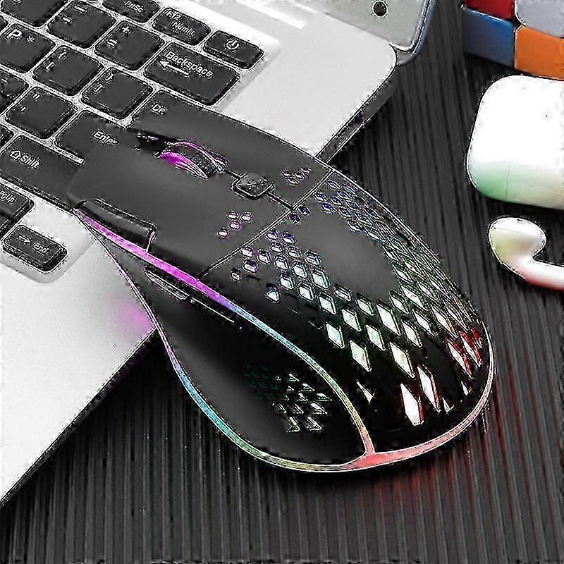Wireless Mouse Rechargeable Honeycomb Wireless Gaming Mouse
