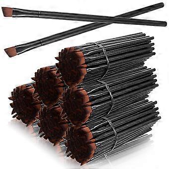 300 stk. engangs vinklede øjenbrynsbørster, store multifunktionelle makeupbørster til præcis eyeliner, brynfarvning og concealer