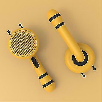 Bee Shaped Pet Cat Dog Slicker Brush Loose Undercoat Hair Removal Comb