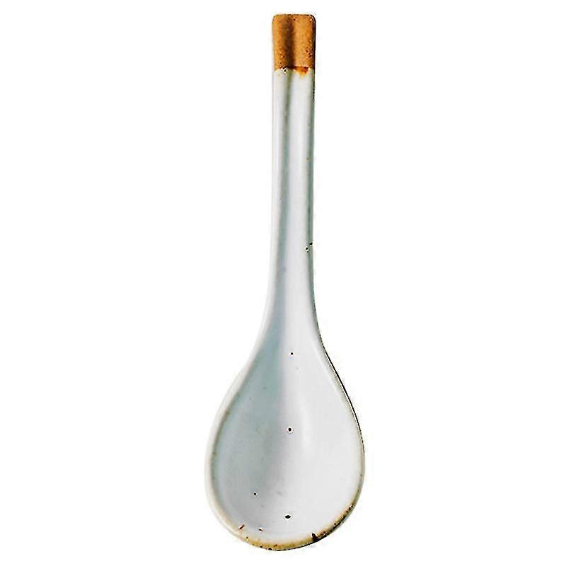 1pcs Kitchen Tableware, Ceramic Serving Spoon