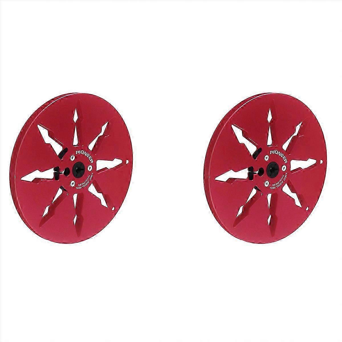Lot de 2 bobines de bande magnétique vides en aluminium de 7 pouces (17,8 cm) à 8 trous, compatibles avec la plupart des équipements audio standard.