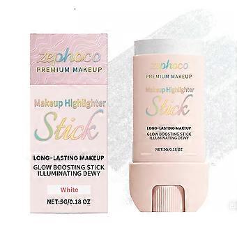 Zephoco Soft Makeup Brightening Stick (Weiß) Natürlich und Klar, Highlighter für Augen, Nasenspitze und Gesicht