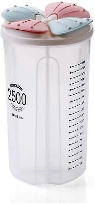 Transparent Kitchen Storage Containers Grain Sorting Storage Container Sealed Box(2500ml)