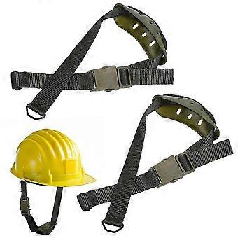 2Pcs Universal Helmet Chin Strap Replacement with Elastic Band