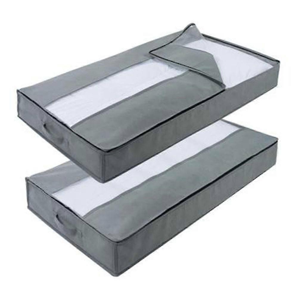 2 Pack Underbed Storage Bag Organizer