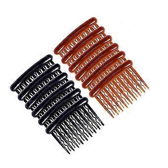 Hair Clip Comb Classic Design for Girls DIY Hair Pieces 8x5cm 12Pcs
