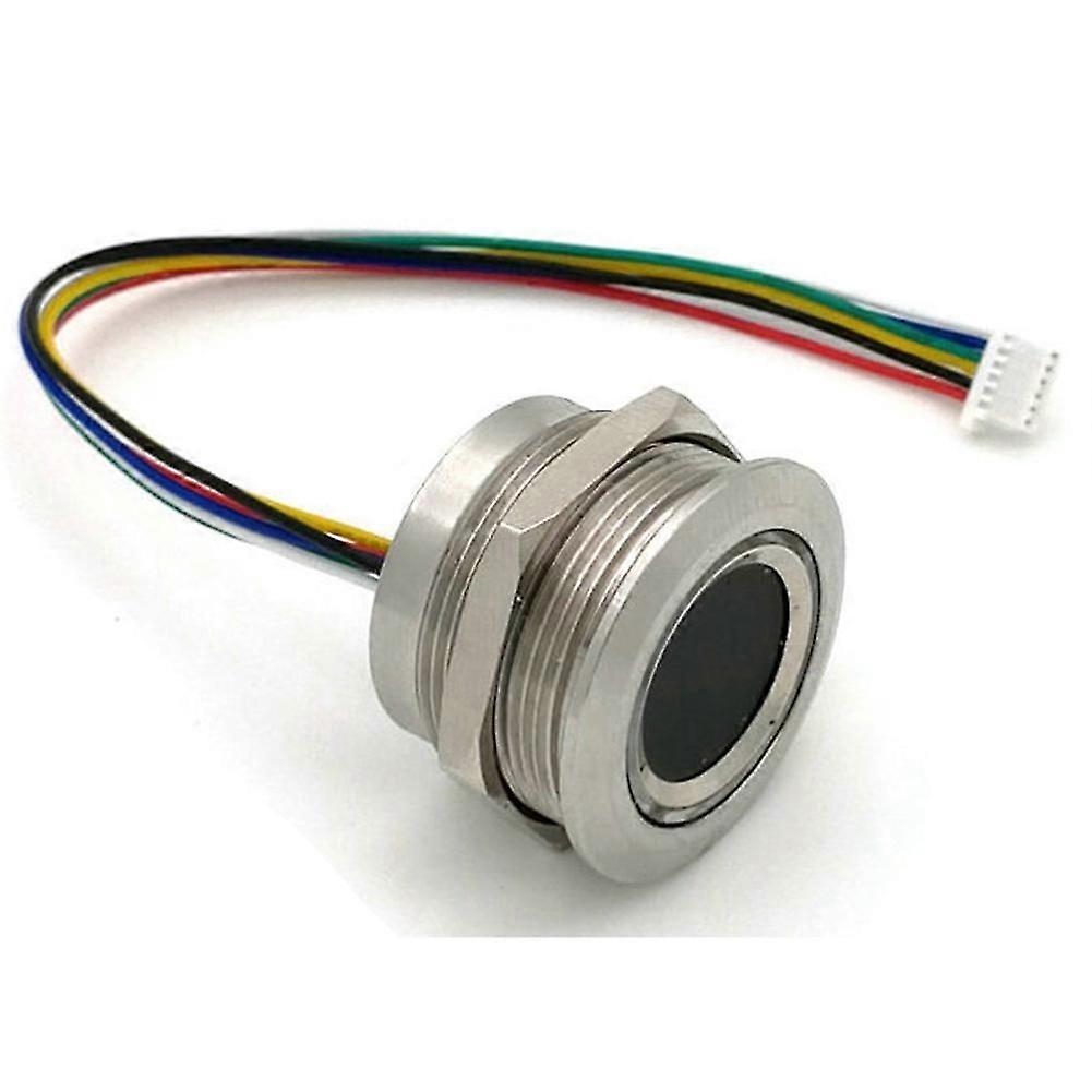 R503 Circular LED indicator with round ring, DC3.3V control, MX1.0 6-pin capacitive fingerprint sensor module