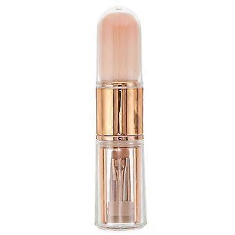 1 Set Make-upkwastenset Draagbare 5-in-1 Mini Make-upkwast Intrekbare Oogschaduw en Blush met Siliconen Kop Kwasten voor Vrouwen Meisjes