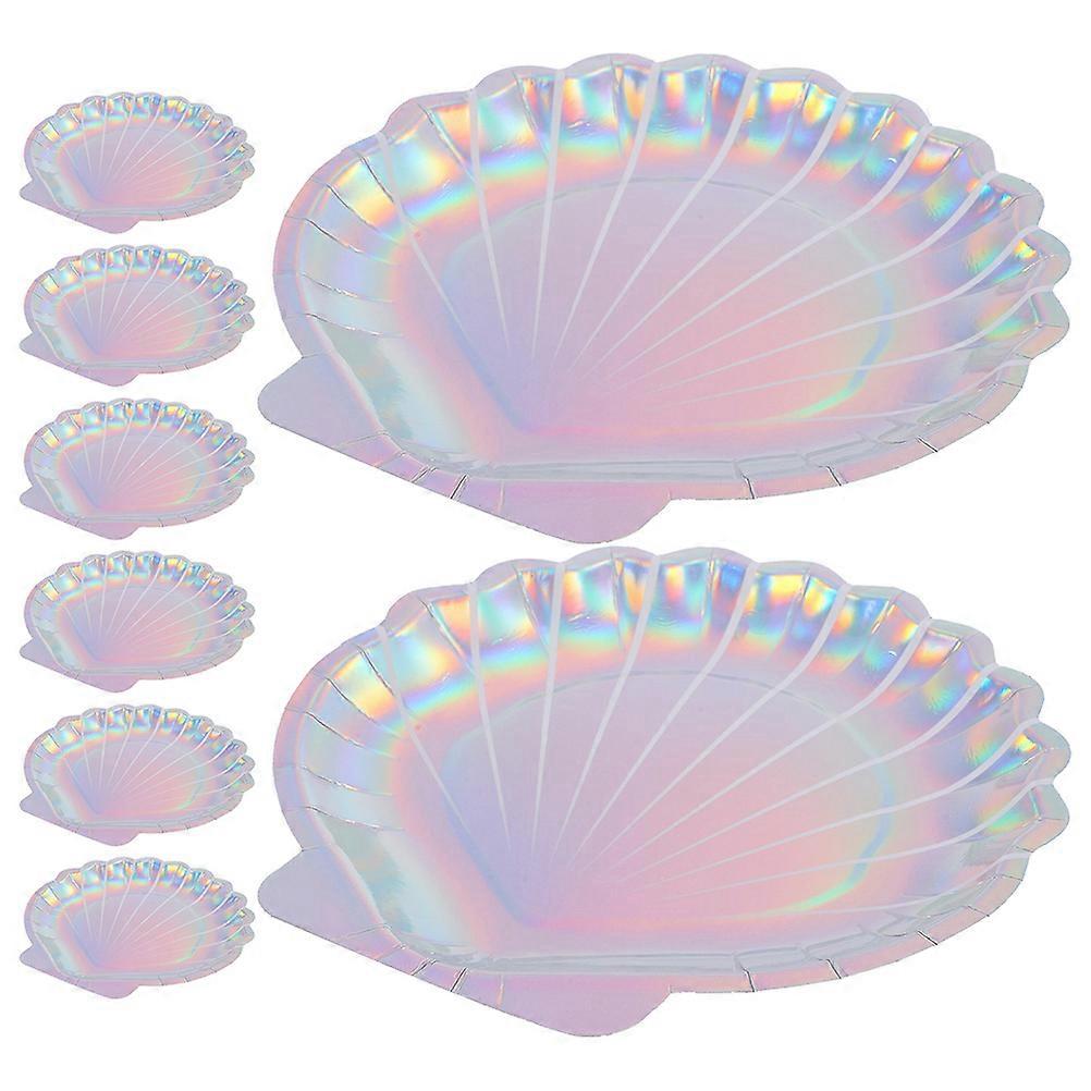 Mermaid Theme Shell Paper for 16Pcs