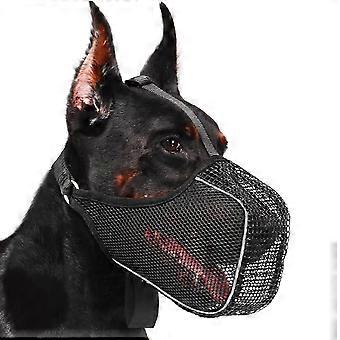 Anti-Scavenging Mesh Dog Muzzle Adjustable Breathable Bite Chew Eat Trash Dogs Ideal Groom