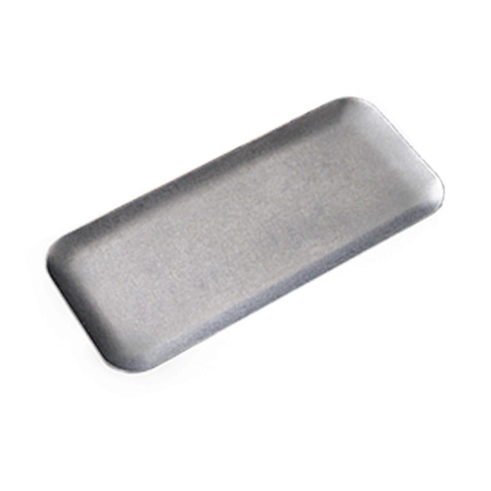 Rectangular Stainless Steel Tray  Retro Rustic  for BBQ Roast Meat & Camping