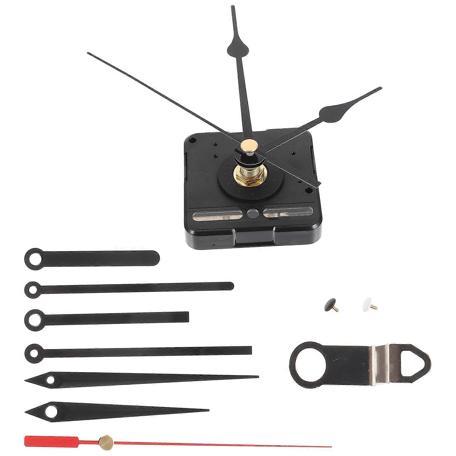 Wall Clock Movement Mechanism with Mute Function 4Sets for Clock Repair