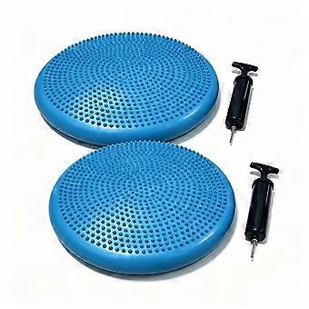 Aufblasbarer Balancetrainer für Hunde, rutschfestes Trainingsgerät mit Luftpumpe, robustes Design für Welpen und erwachsene Hunde, 2 Farben, batterielos
