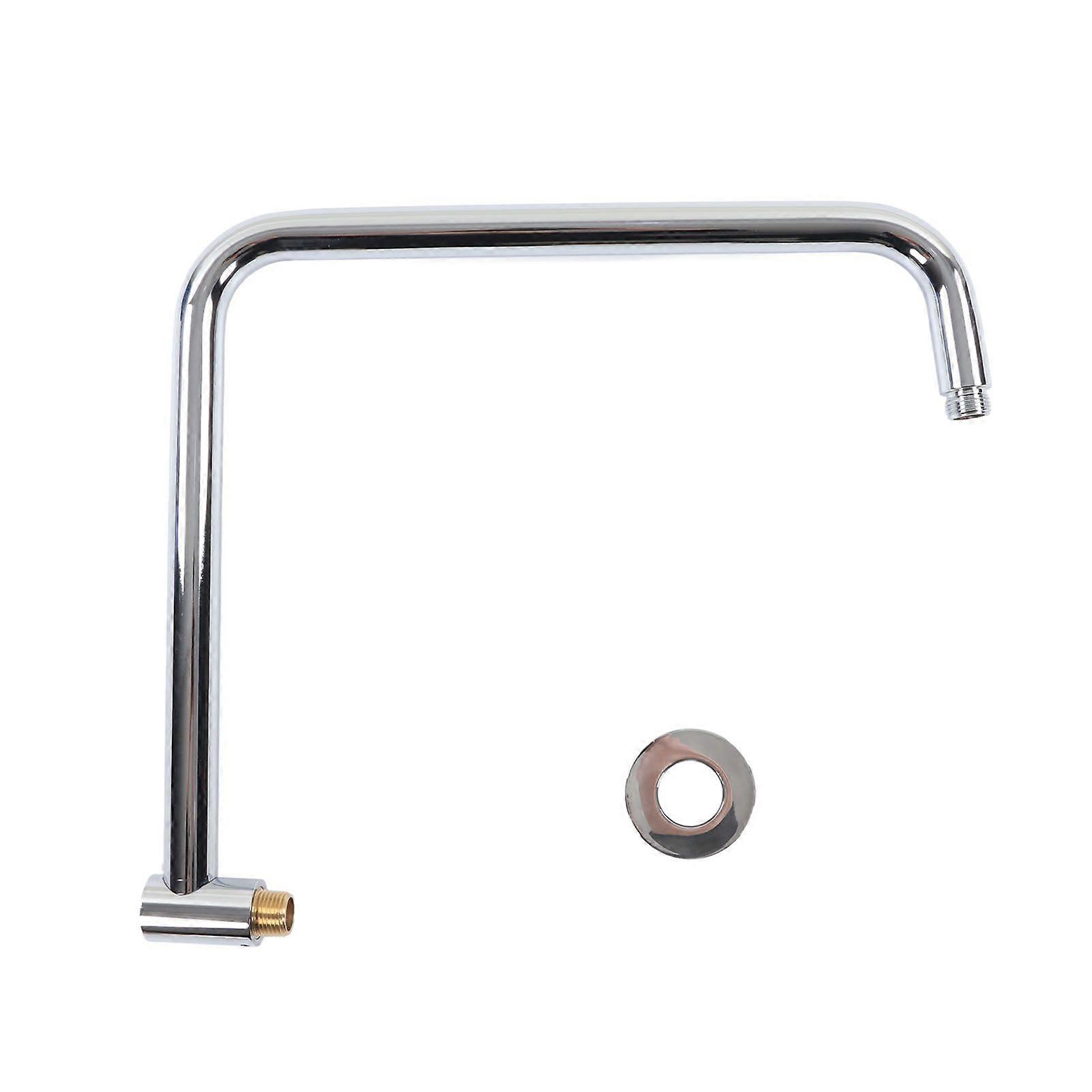 Goose Neck Shower Head Extension, Polished Chrome, Durable Modern Design