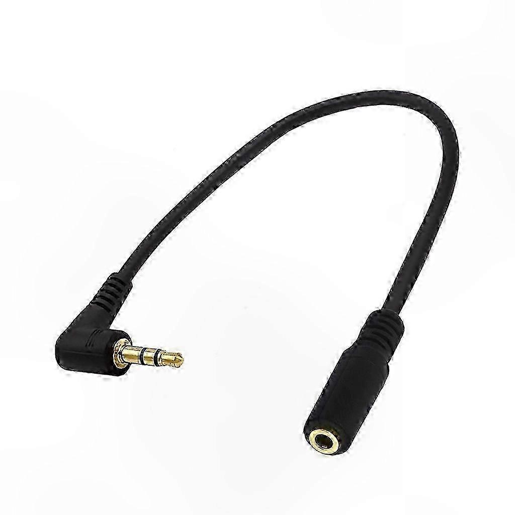 TRS to TRRS 3.5mm Right Angle Cable