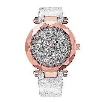 Wristwatch Gifts Women Quartz Watch PU Leather Belt Simple Round Dial